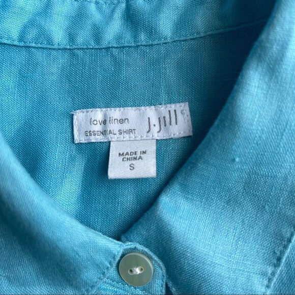 J. Jill Love Linen Essential Shirt - Picture 3 of 4